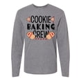 thumbnail image 1 of Inktastic Christmas Cookie Baking Crew with Oven Mitts Long Sleeve T-Shirt, 1 of 5
