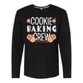 thumbnail image 1 of Inktastic Christmas Cookie Baking Crew with Oven Mitts Long Sleeve T-Shirt, 1 of 5