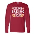 thumbnail image 1 of Inktastic Christmas Cookie Baking Crew with Oven Mitts Long Sleeve T-Shirt, 1 of 5