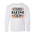 thumbnail image 1 of Inktastic Christmas Cookie Baking Crew with Oven Mitts Long Sleeve Youth T-Shirt, 1 of 5