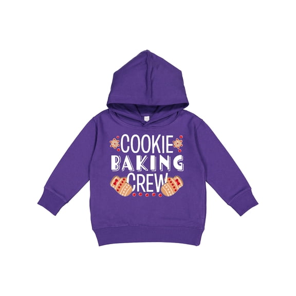 Inktastic Christmas Cookie Baking Crew with Oven Mitts Toddler Hoodie