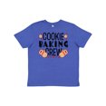 thumbnail image 1 of Inktastic Christmas Cookie Baking Crew with Oven Mitts Youth T-Shirt, 1 of 5