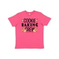thumbnail image 1 of Inktastic Christmas Cookie Baking Crew with Oven Mitts Youth T-Shirt, 1 of 5