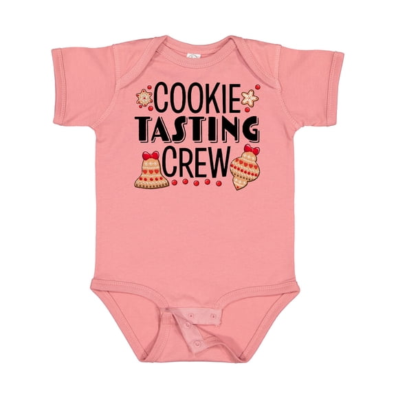 Inktastic Christmas Cookie Tasting Crew with Holiday Cookies Boys or Girls Baby Bodysuit