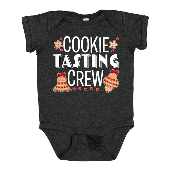 Inktastic Christmas Cookie Tasting Crew with Holiday Cookies Boys or Girls Baby Bodysuit