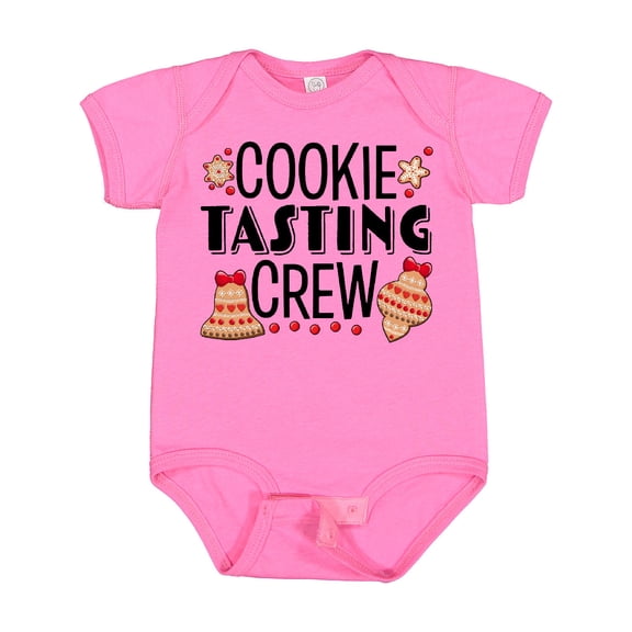 Inktastic Christmas Cookie Tasting Crew with Holiday Cookies Boys or Girls Baby Bodysuit