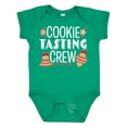 thumbnail image 1 of Inktastic Christmas Cookie Tasting Crew with Holiday Cookies Boys or Girls Baby Bodysuit, 1 of 5