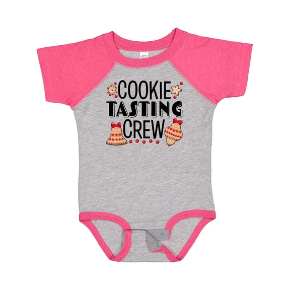 Inktastic Christmas Cookie Tasting Crew with Holiday Cookies Boys or Girls Baby Bodysuit