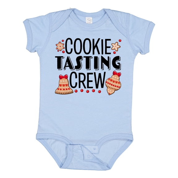 Inktastic Christmas Cookie Tasting Crew with Holiday Cookies Boys or Girls Baby Bodysuit