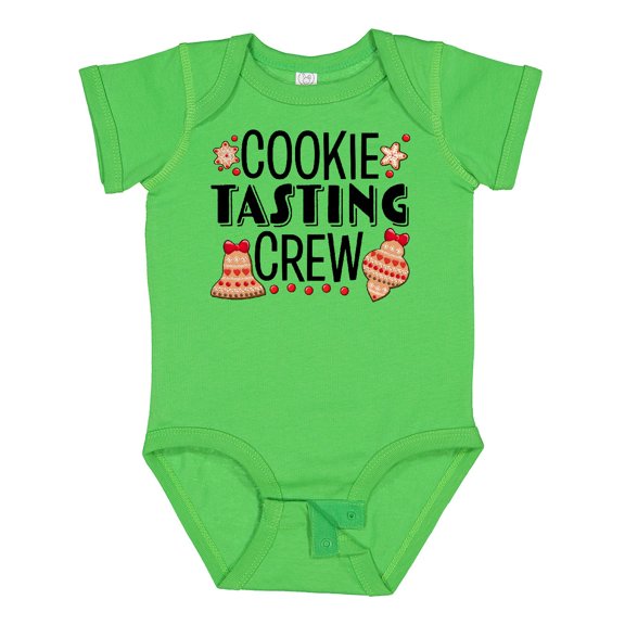 Inktastic Christmas Cookie Tasting Crew with Holiday Cookies Boys or Girls Baby Bodysuit