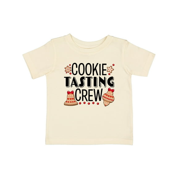 Inktastic Christmas Cookie Tasting Crew with Holiday Cookies Boys or Girls Baby T-Shirt