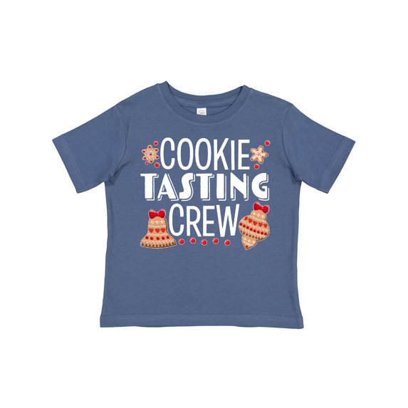 Inktastic Christmas Cookie Tasting Crew with Holiday Cookies Boys or Girls Toddler T-Shirt