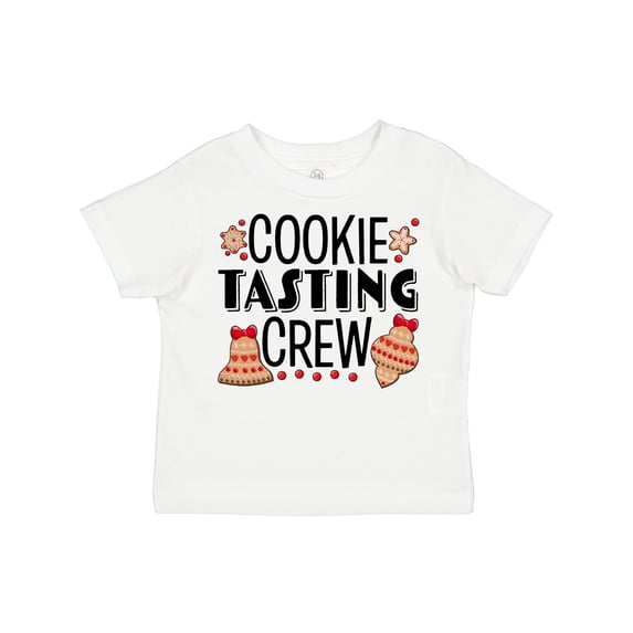 Inktastic Christmas Cookie Tasting Crew with Holiday Cookies Boys or Girls Toddler T-Shirt