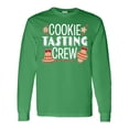thumbnail image 1 of Inktastic Christmas Cookie Tasting Crew with Holiday Cookies Long Sleeve T-Shirt, 1 of 5