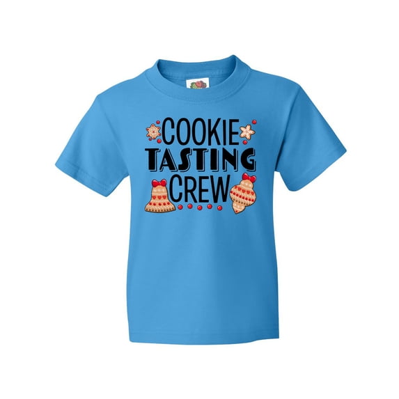 Inktastic Christmas Cookie Tasting Crew with Holiday Cookies Youth T-Shirt