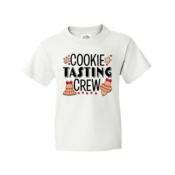 Inktastic Christmas Cookie Tasting Crew with Holiday Cookies Youth T-Shirt