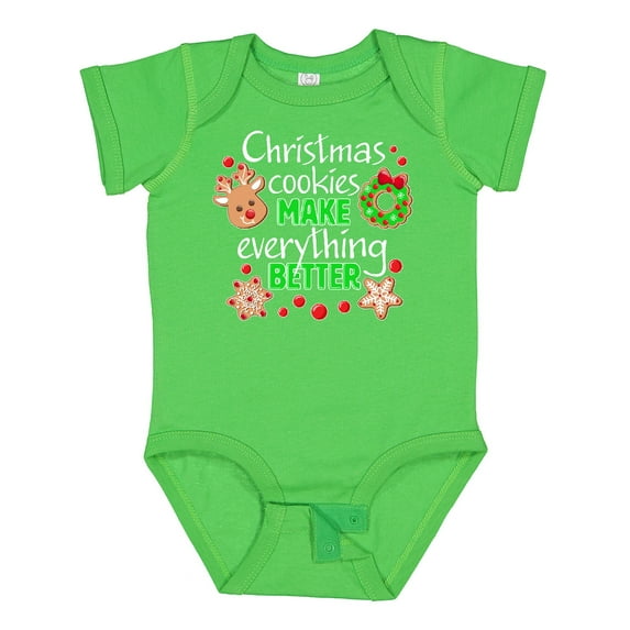 Inktastic Christmas Cookies Make Everything Better Boys or Girls Baby Bodysuit