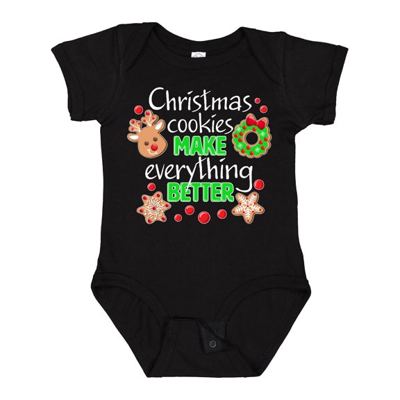 Inktastic Christmas Cookies Make Everything Better Boys or Girls Baby Bodysuit