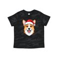 thumbnail image 1 of Inktastic Christmas Corgi Dog Holiday Boys or Girls Toddler T-Shirt, 1 of 5