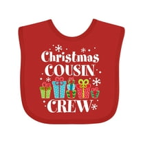 Inktastic Christmas Cousin Crew Boys or Girls Baby Bib