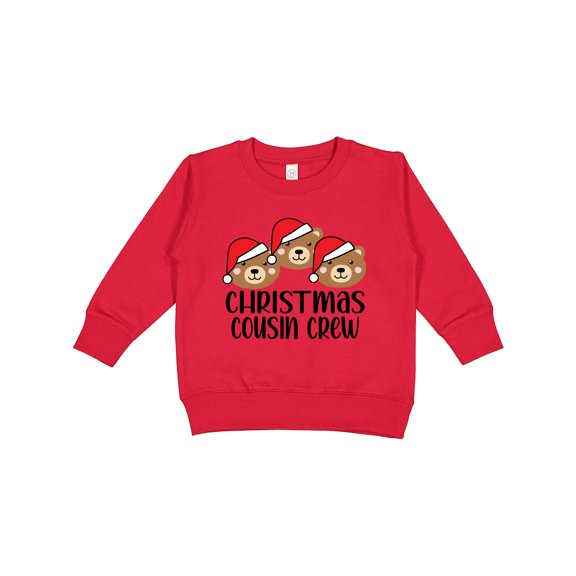 Inktastic Christmas Cousin Crew Toddler Sweatshirt