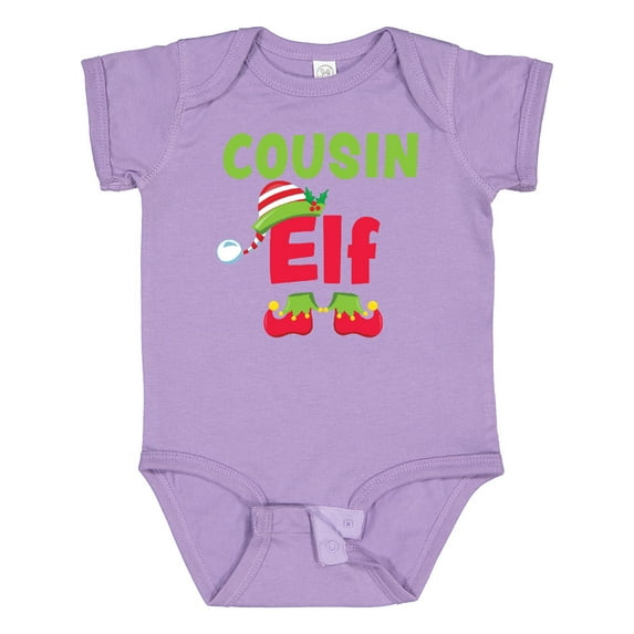 Inktastic Christmas Cousin Elf Boys or Girls Baby Bodysuit