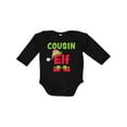 thumbnail image 1 of Inktastic Christmas Cousin Elf Boys or Girls Long Sleeve Baby Bodysuit, 1 of 5