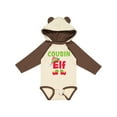 thumbnail image 1 of Inktastic Christmas Cousin Elf Boys or Girls Long Sleeve Baby Bodysuit, 1 of 5