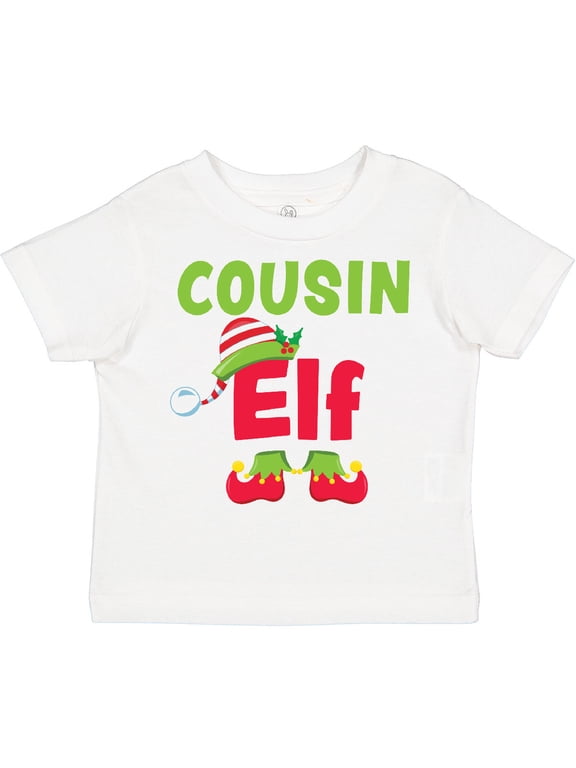Christmas Cousin Elf Boys or Girls Toddler T-Shirt