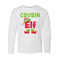 thumbnail image 1 of Inktastic Christmas Cousin Elf Long Sleeve Youth T-Shirt, 1 of 5
