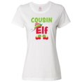 thumbnail image 1 of Inktastic Christmas Cousin Elf Women's T-Shirt, 1 of 5