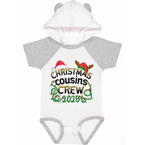Inktastic Christmas Cousins Crew 2025 Boys or Girls Baby Bodysuit