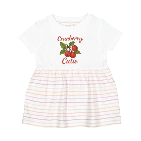 Inktastic Christmas Cranberry Girls Baby Dress