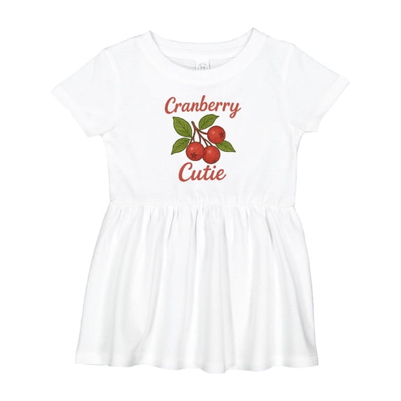 Inktastic Christmas Cranberry Girls Baby Dress