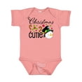thumbnail image 1 of Inktastic Christmas Cutie snowman Boys or Girls Baby Bodysuit, 1 of 5