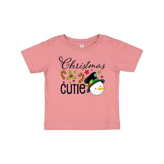 Inktastic Christmas Cutie Snowman Boys or Girls Baby T-Shirt