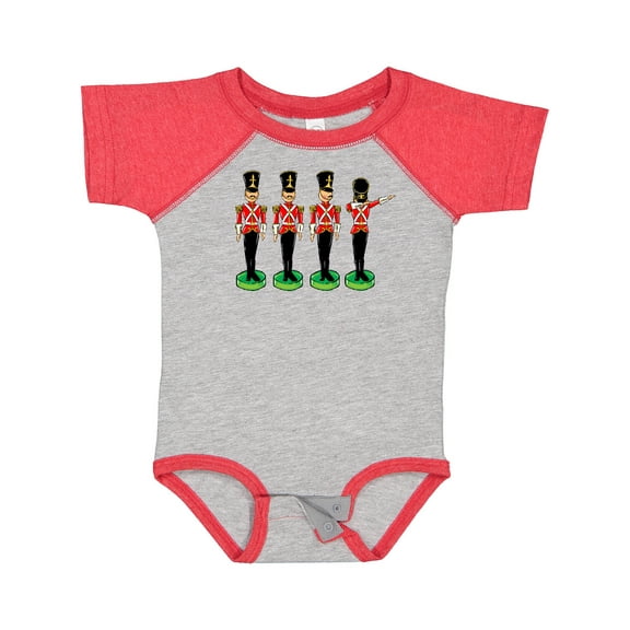 Inktastic Christmas Dabbing Tin Soldier Boys or Girls Baby Bodysuit
