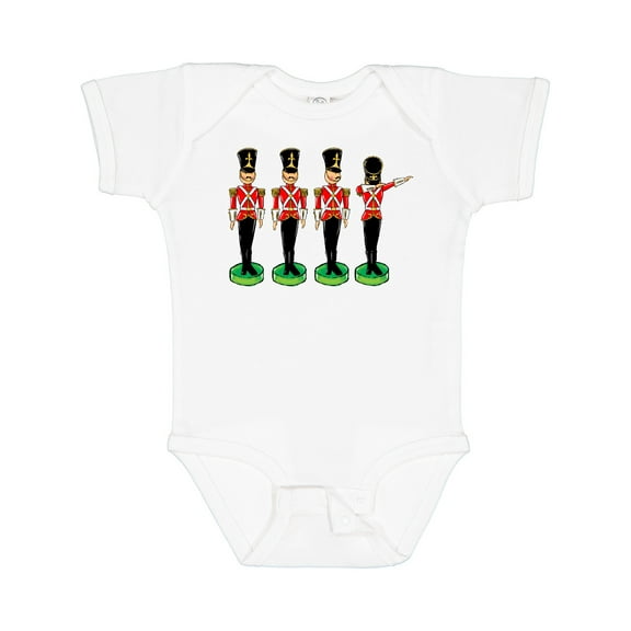 Inktastic Christmas Dabbing Tin Soldier Boys or Girls Baby Bodysuit
