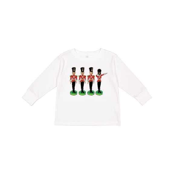 Inktastic Christmas Dabbing Tin Soldier Boys or Girls Long Sleeve Toddler T-Shirt