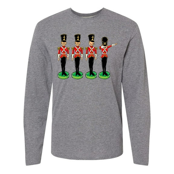 Inktastic Christmas Dabbing Tin Soldier Long Sleeve T-Shirt