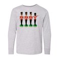 thumbnail image 1 of Inktastic Christmas Dabbing Tin Soldier Long Sleeve Youth T-Shirt, 1 of 5