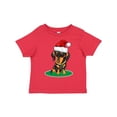 thumbnail image 1 of Inktastic Christmas Dachshund Dog Santa Boys or Girls Toddler T-Shirt, 1 of 5