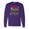thumbnail image 1 of Inktastic Christmas Dear, Santa Before I Explain How Much Do You Know? Long Sleeve T-Shirt, 1 of 5