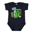 thumbnail image 1 of Inktastic Christmas Dinosaur Gift from Santa Boys or Girls Baby Bodysuit, 1 of 5