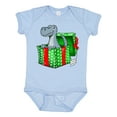 thumbnail image 1 of Inktastic Christmas Dinosaur Gift from Santa Boys or Girls Baby Bodysuit, 1 of 5