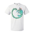 thumbnail image 1 of Inktastic Christmas Dragon with Candy Cane T-Shirt, 1 of 5