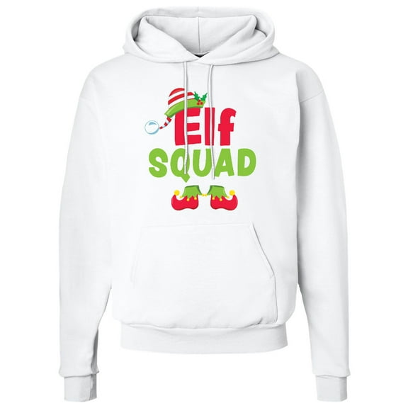Inktastic Christmas Elf Squad Adult Hoodie Sweatshirt