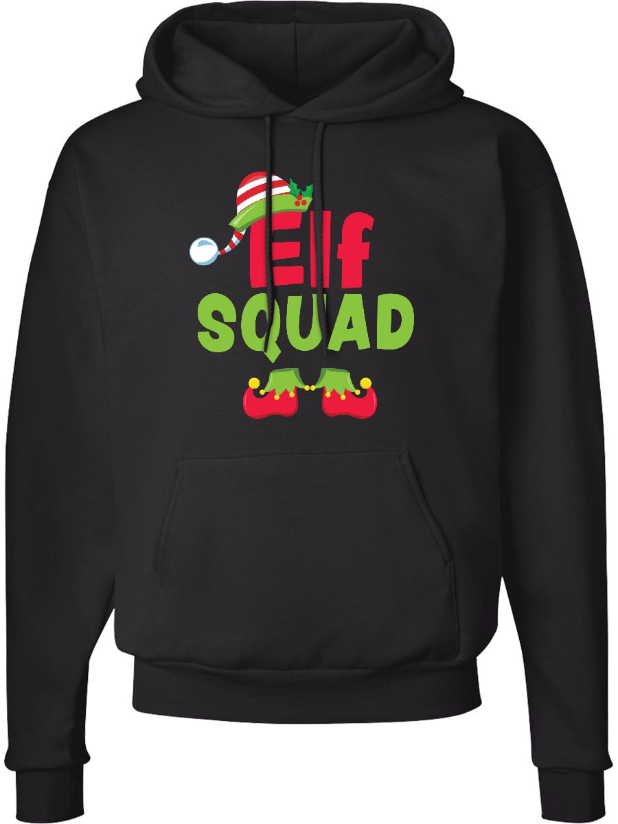 Inktastic Christmas Elf Squad Adult Hoodie Sweatshirt
