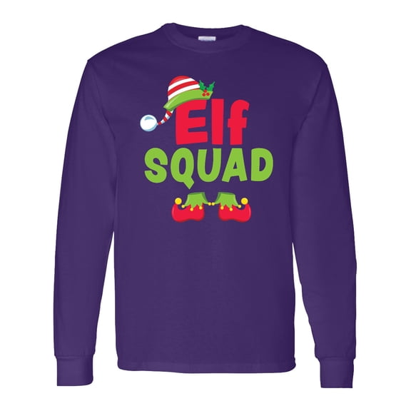 Inktastic Christmas Elf Squad Long Sleeve T-Shirt