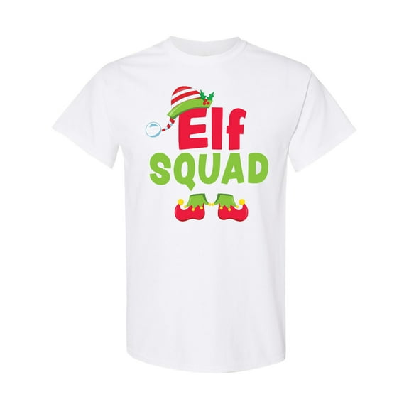 Inktastic Christmas Elf Squad T-Shirt